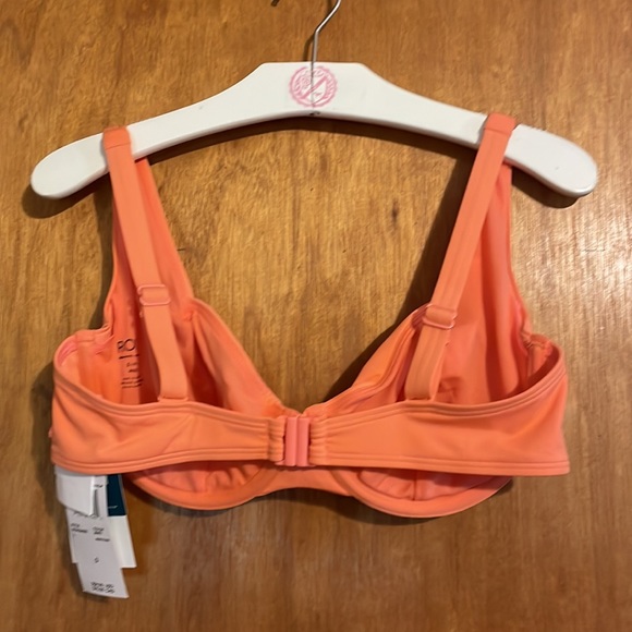 •ROXY•BNWT NEON ORANGE BEACH CLASSIC BIKINI TOP SIZE S - Picture 5 of 9